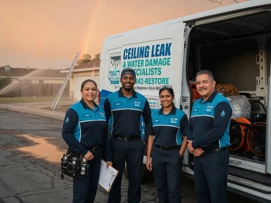 Ceiling Leak Cleanup company in East Galesburg, IL