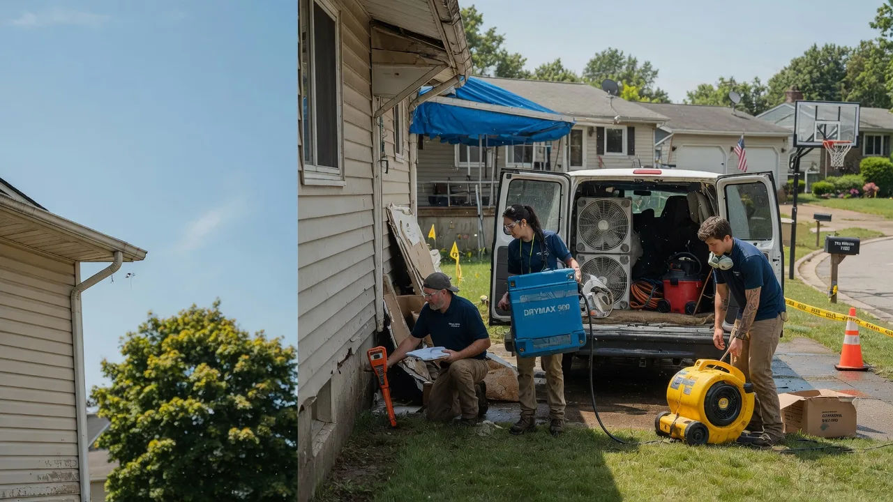 Ceiling Leak Cleanup in East Galesburg, IL near me